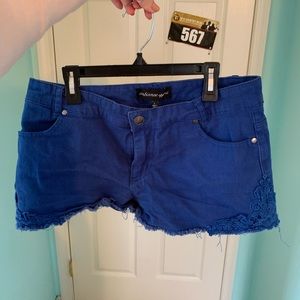 Blue Denim Shorts